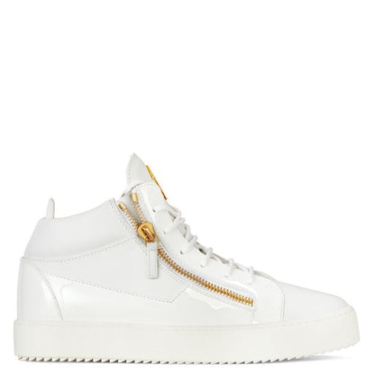  KRISS-White-Mid Top Sneakers