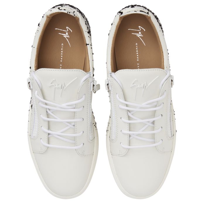 FRANKIE SPRAY-White-Low-top Sneakers