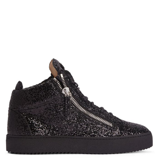  KRISS-black-Mid Top Sneakers