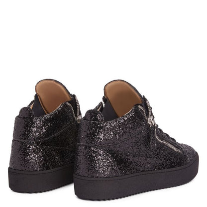  KRISS-black-Mid Top Sneakers
