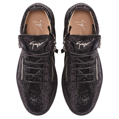  KRISS-black-Mid Top Sneakers