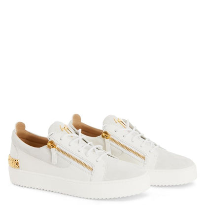  FRANKIE-White-Low-top Sneakers