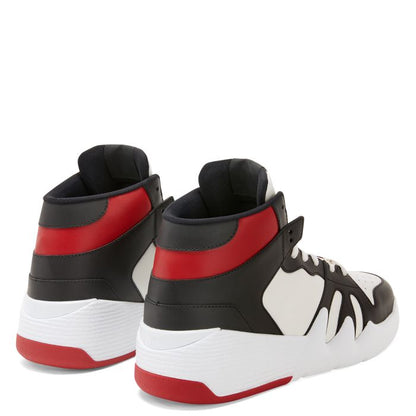  TALON-Red-Mid Top Sneakers