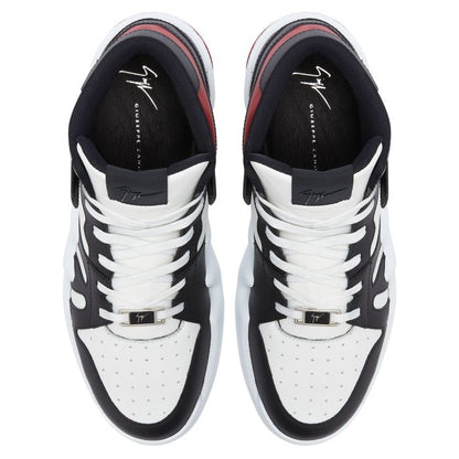  TALON-Red-Mid Top Sneakers