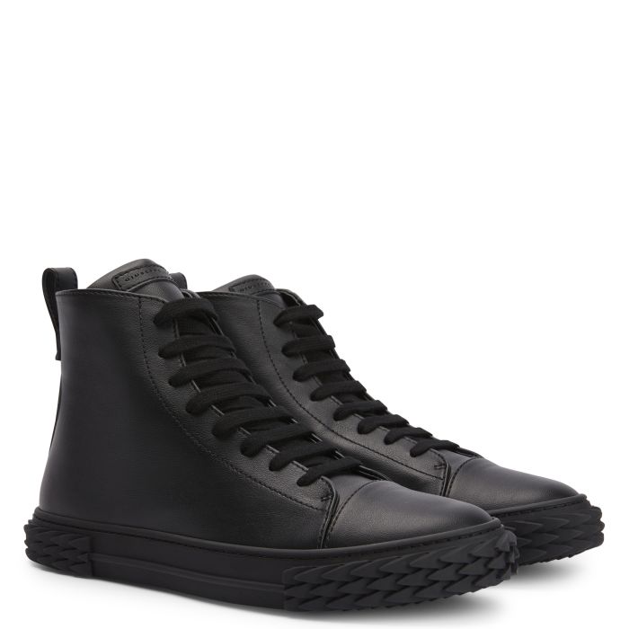  ECOBLABBER-black-Mid Top Sneakers