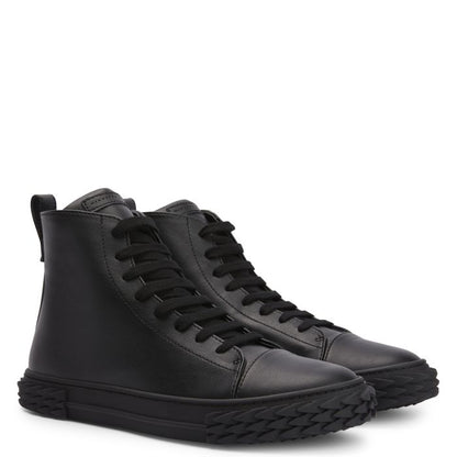  ECOBLABBER-black-Mid Top Sneakers