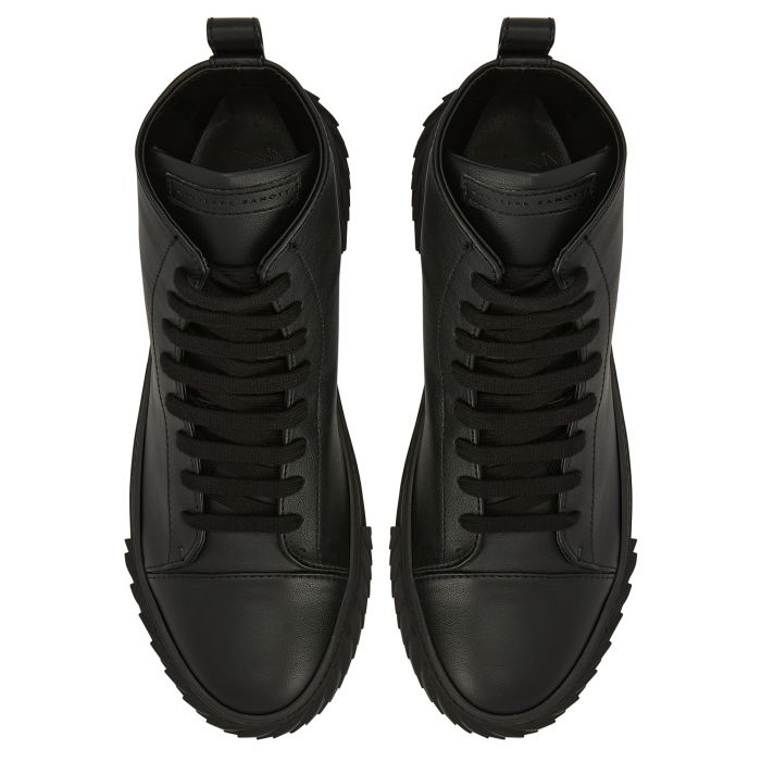  ECOBLABBER-black-Mid Top Sneakers
