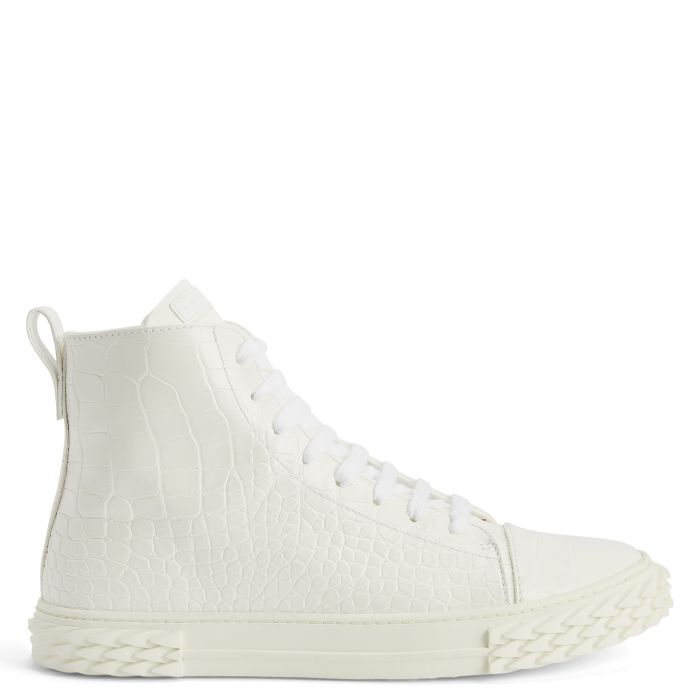  ECOBLABBER-White-Mid Top Sneakers