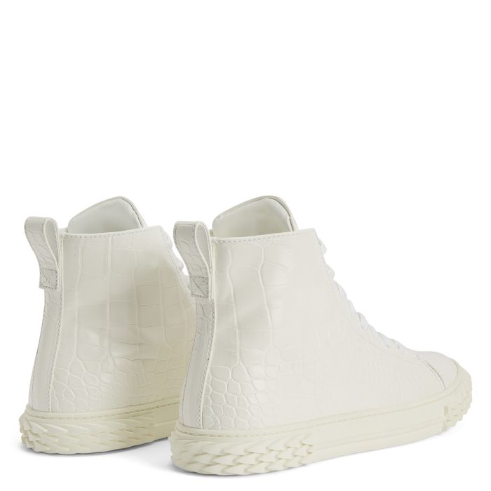  ECOBLABBER-White-Mid Top Sneakers