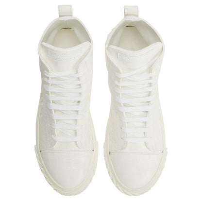 ECOBLABBER-White-Mid Top Sneakers
