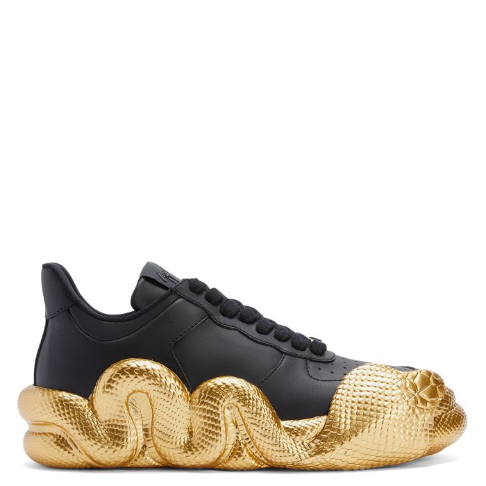  COBRAS-Black-Low-top Sneakers