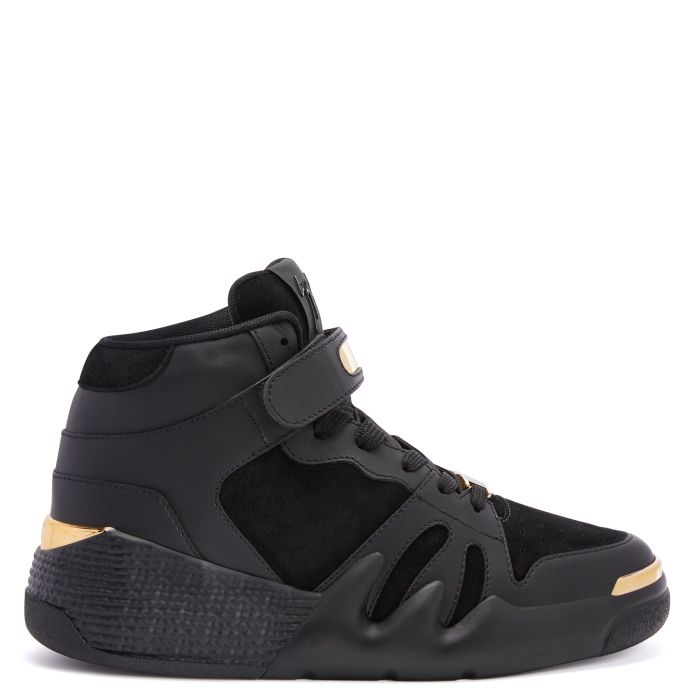  TALON-black-Mid Top Sneakers