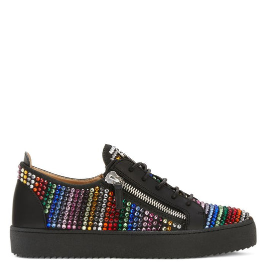  FRANKIE STRASS-Multicolor-Low-top Sneakers