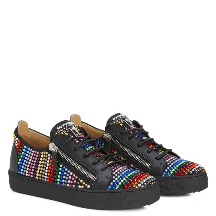 FRANKIE STRASS-Multicolor-Low-top Sneakers