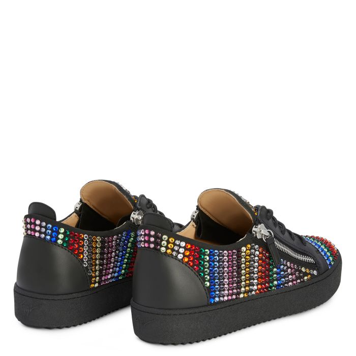  FRANKIE STRASS-Multicolor-Low-top Sneakers