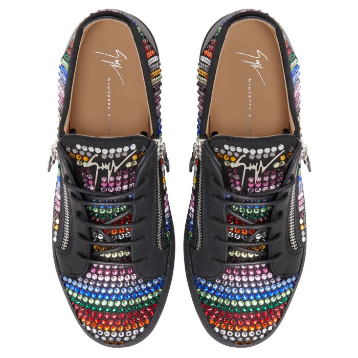  FRANKIE STRASS-Multicolor-Low-top Sneakers