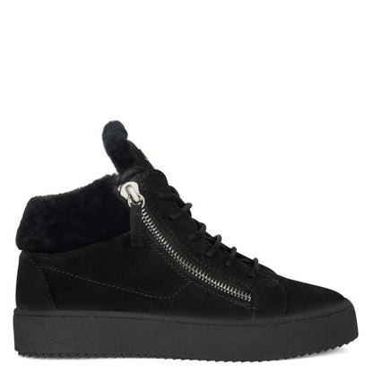  KRISS WINTER-Black-Mid Top Sneakers