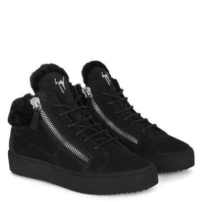  KRISS WINTER-Black-Mid Top Sneakers
