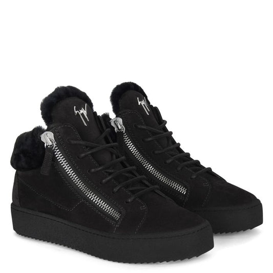  KRISS WINTER-Black-Mid Top Sneakers