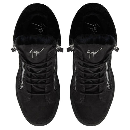  KRISS WINTER-Black-Mid Top Sneakers