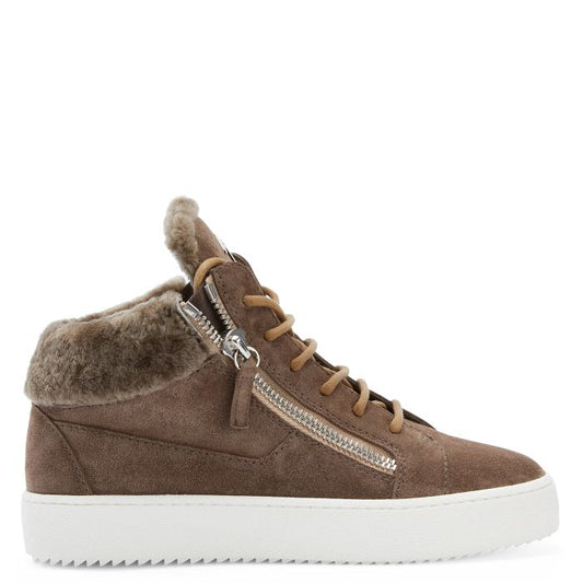  KRISS WINTER-Grey-Mid Top Sneakers