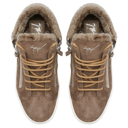  KRISS WINTER-Grey-Mid Top Sneakers