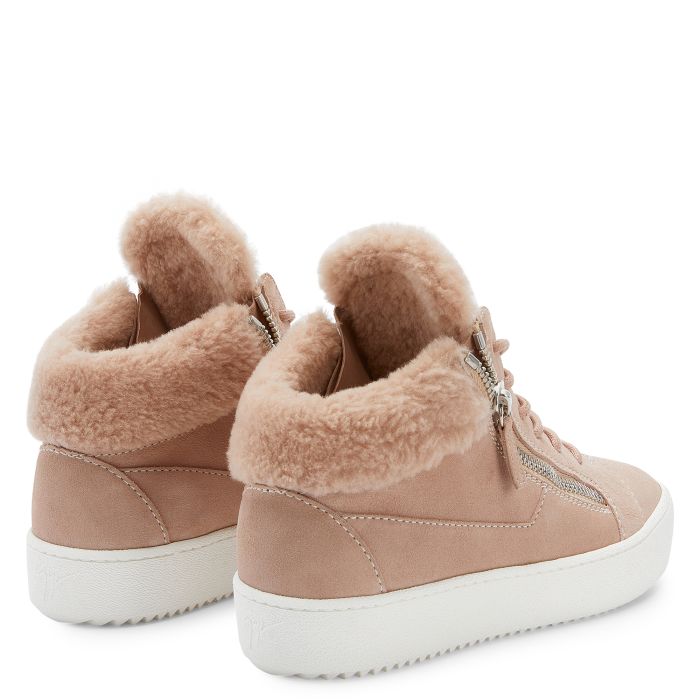  KRISS WINTER-Pink-Mid Top Sneakers