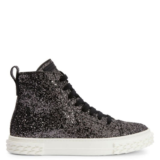  ECOBLABBER-Silver-Mid Top Sneakers