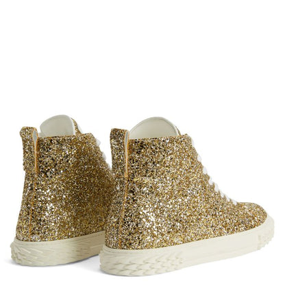  ECOBLABBER-Gold-Mid Top Sneakers