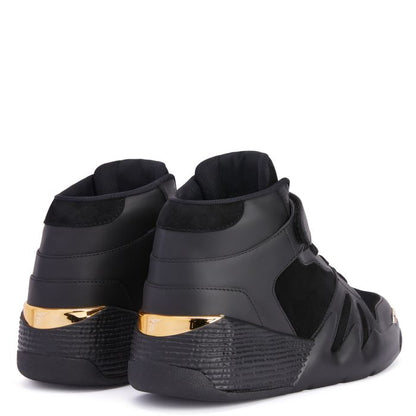  TALON-black-Mid Top Sneakers