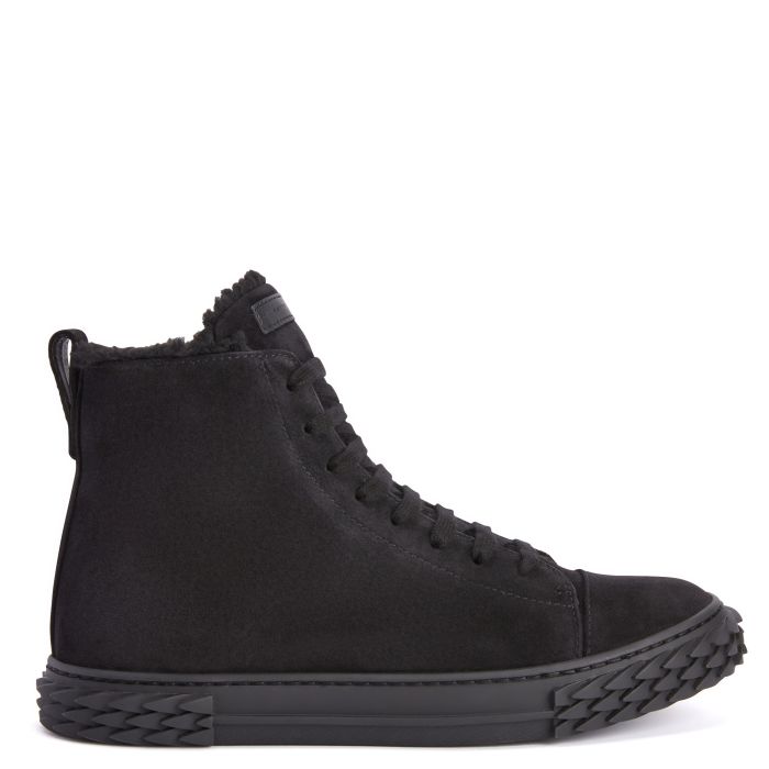  ECOBLABBER-black-Mid Top Sneakers