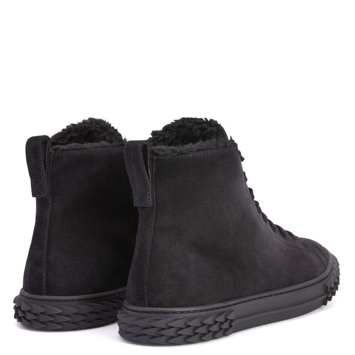  ECOBLABBER-black-Mid Top Sneakers