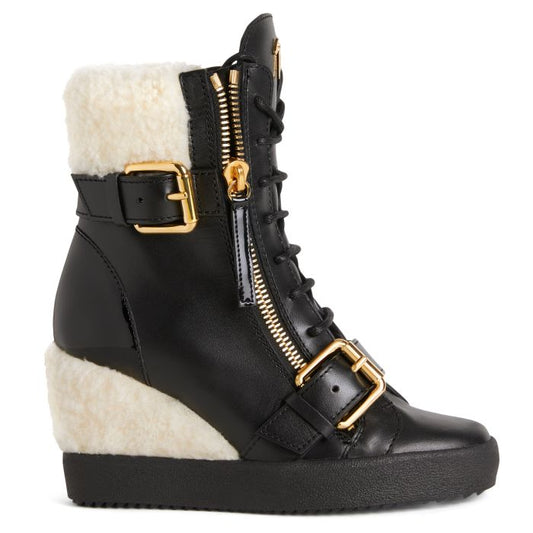  AITANA WEDGE-black-Mid Top Sneakers