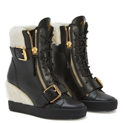  AITANA WEDGE-black-Mid Top Sneakers