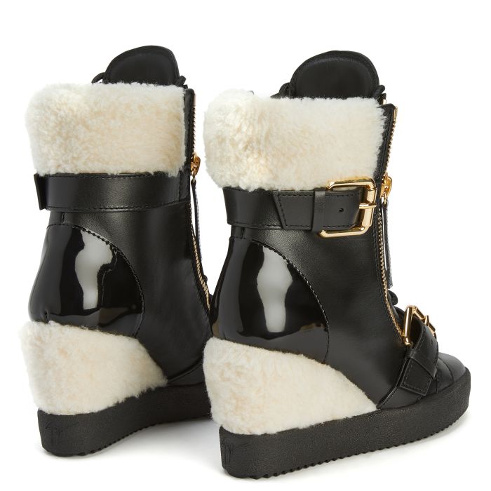  AITANA WEDGE-black-Mid Top Sneakers