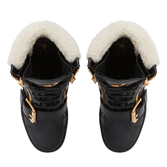  AITANA WEDGE-black-Mid Top Sneakers