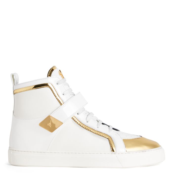  GIUSEPPE ZANOTTI ZENAS-White-Mid Top Sneakers