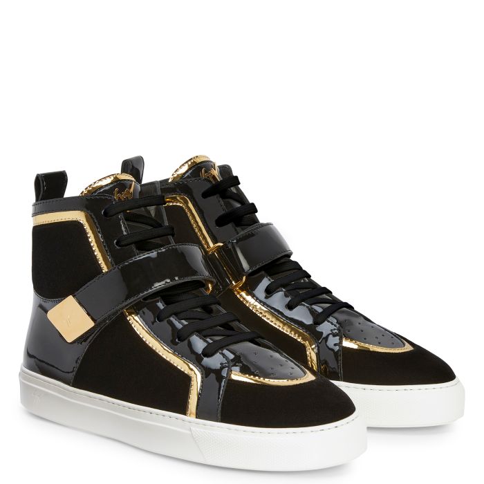  GIUSEPPE ZANOTTI ZENAS-black-Mid Top Sneakers