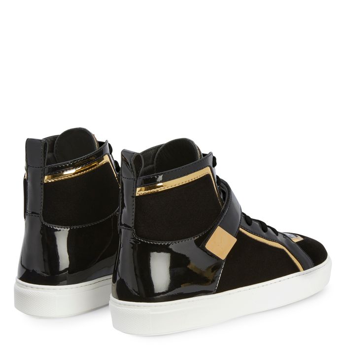  GIUSEPPE ZANOTTI ZENAS-black-Mid Top Sneakers