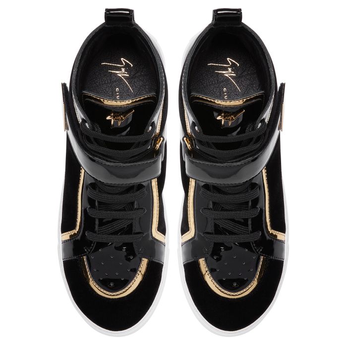  GIUSEPPE ZANOTTI ZENAS-black-Mid Top Sneakers