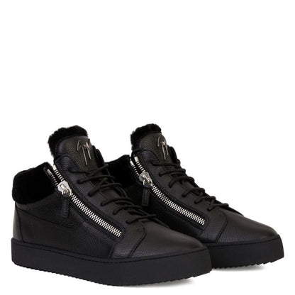  KRISS WINTER-Black-Mid Top Sneakers
