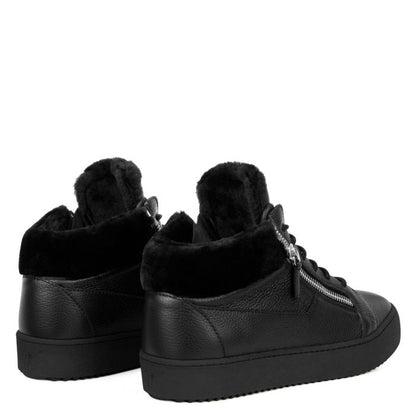  KRISS WINTER-Black-Mid Top Sneakers